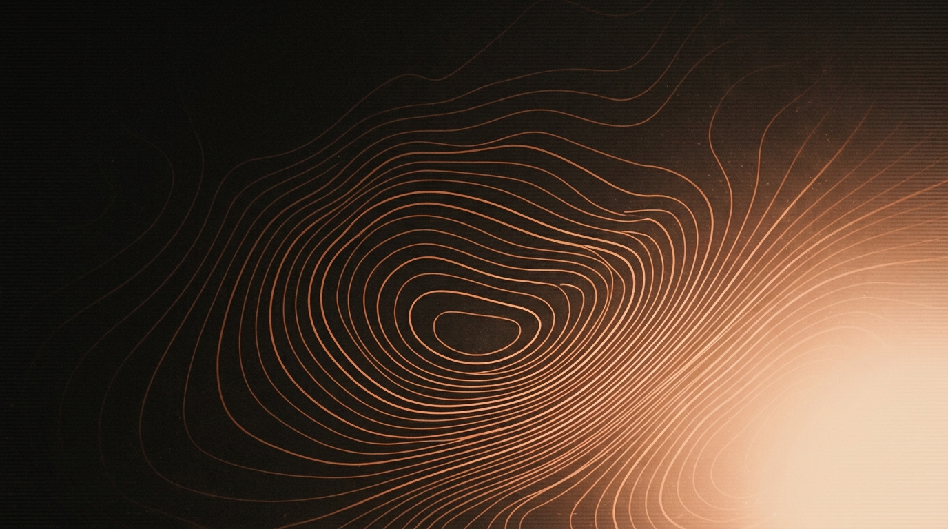 Anode’s contour-line artwork